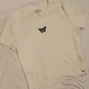 Hollister Butterfly Baby Tee